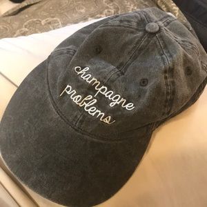 Express Champagne Problems ball cap